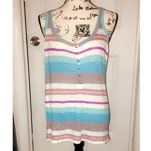 Pastel Striped Tank